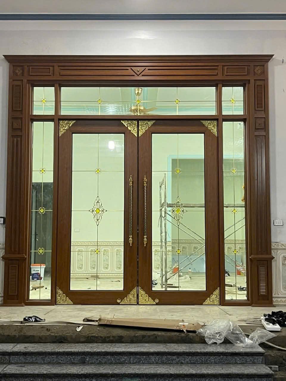 Công trình khung nhôm giả gỗ